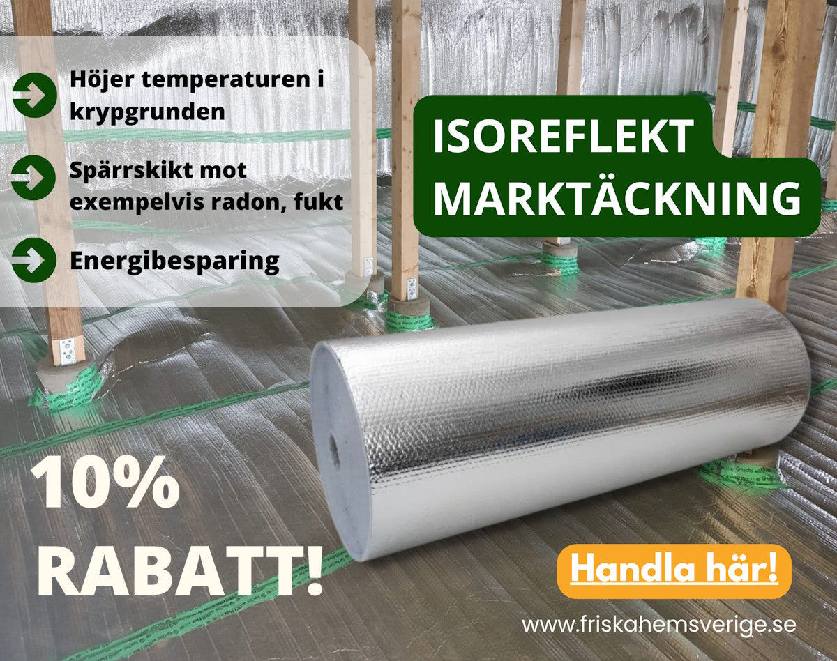 10% på Isoreflekt marktäckning
