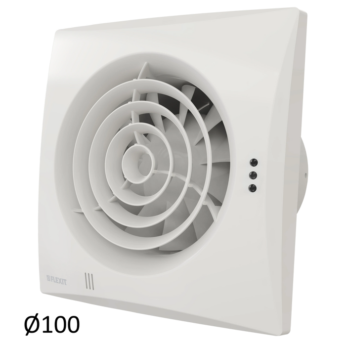 Flexit Badrumsfläkt Silent Eco 100 STD