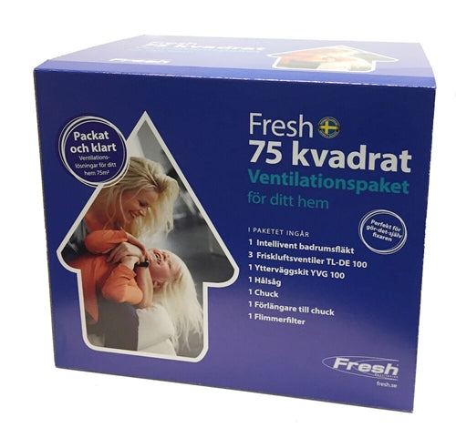 Fresh Ventilationspaket 75kvm
