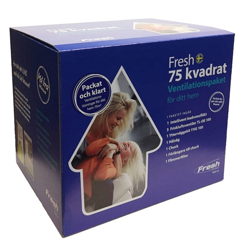 Fresh Ventilationspaket 75kvm