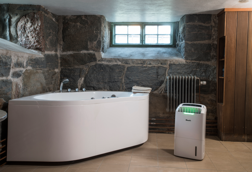 Wood's AD30 Hybrid - Står i ett badrum