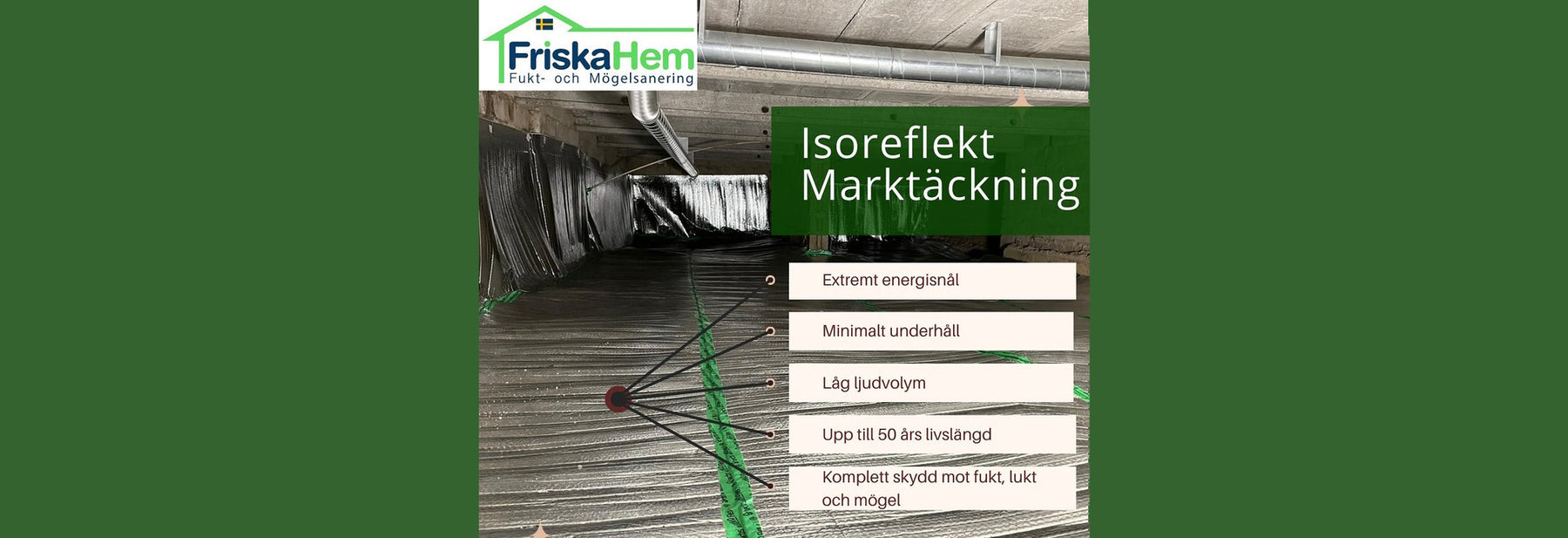 Energispara med Isoreflekt marktäckning! - Båstad