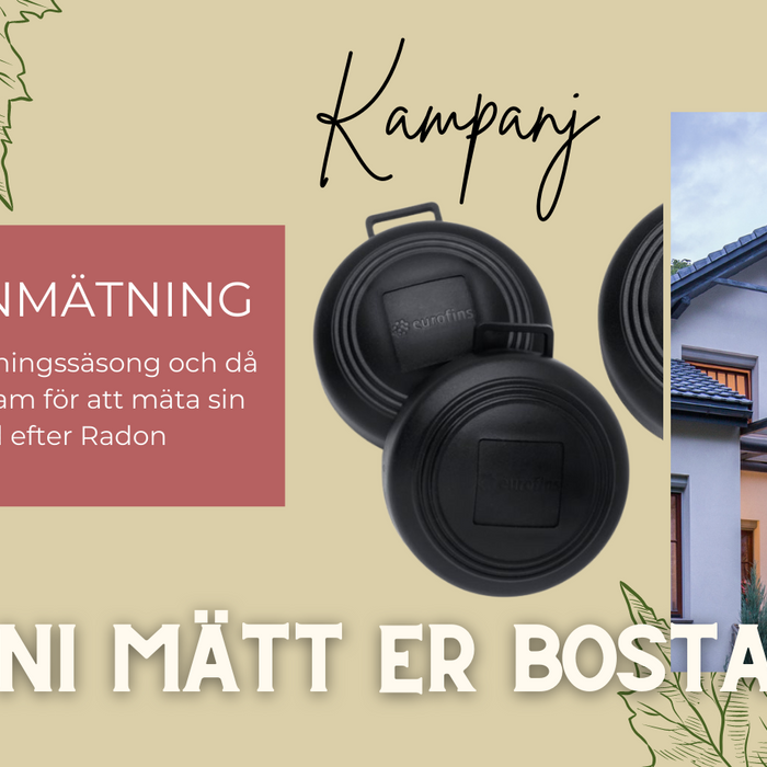 Passa på att beställa era radondetektorer till ett kampanjpris!