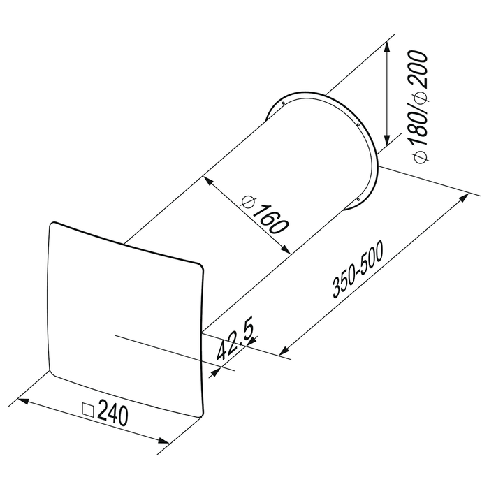 Flexit Rumsventilator Eq 2