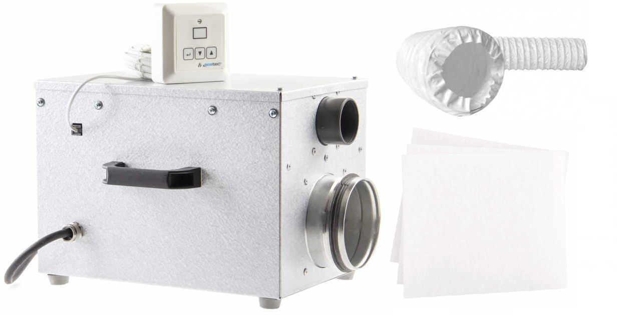 Acetec Avfuktare EvoDry 6P med slangpaket och 6 st filter