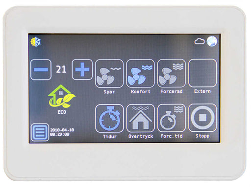 Manöverpanel för Acetec EvoAir A110T Vit G4 