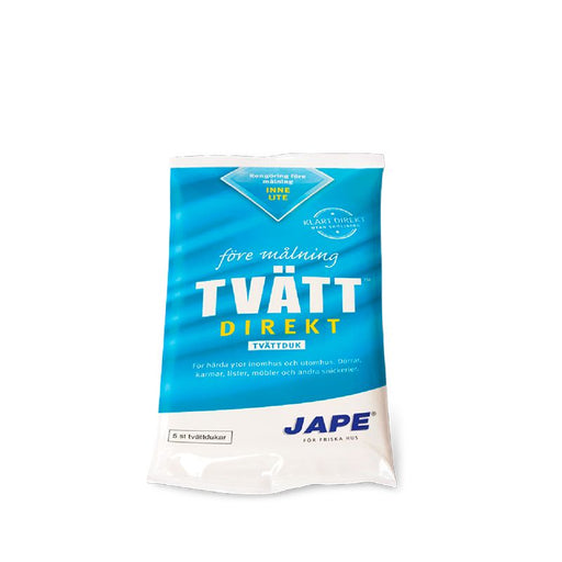 Jape Tvätt Direkt tvättduk 5-pack