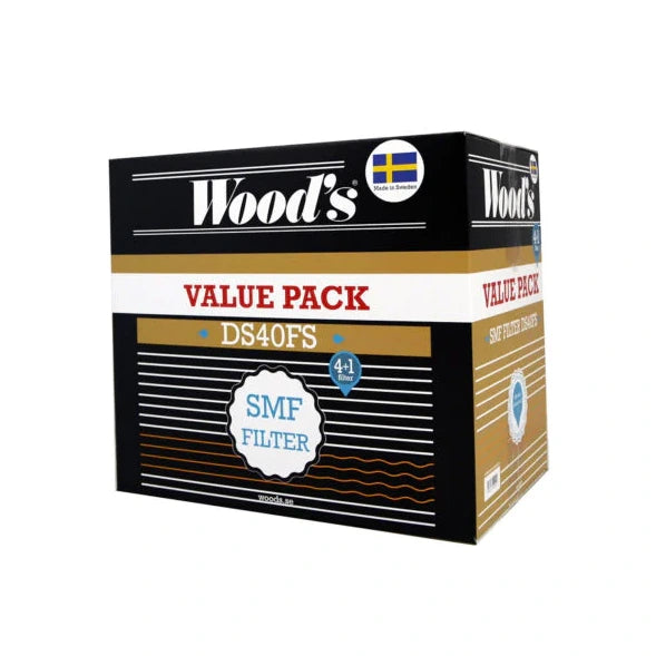 Wood’s 5-pack SMF-utbytesfilter DS40FS