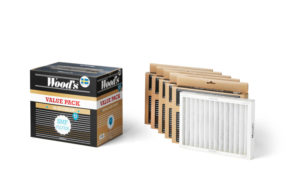 Wood's SMF-utbytesfilter DS/ED/TDR/SW/DK/LD - 5 pack 